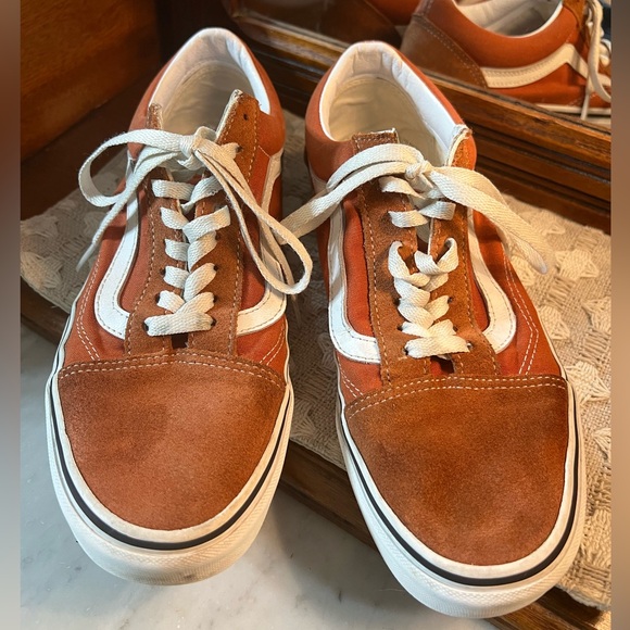 VANS Men's Classic Filmore Decon Sneaker Rust Orange and Men's Size 7.5 - Picture 6 of 6